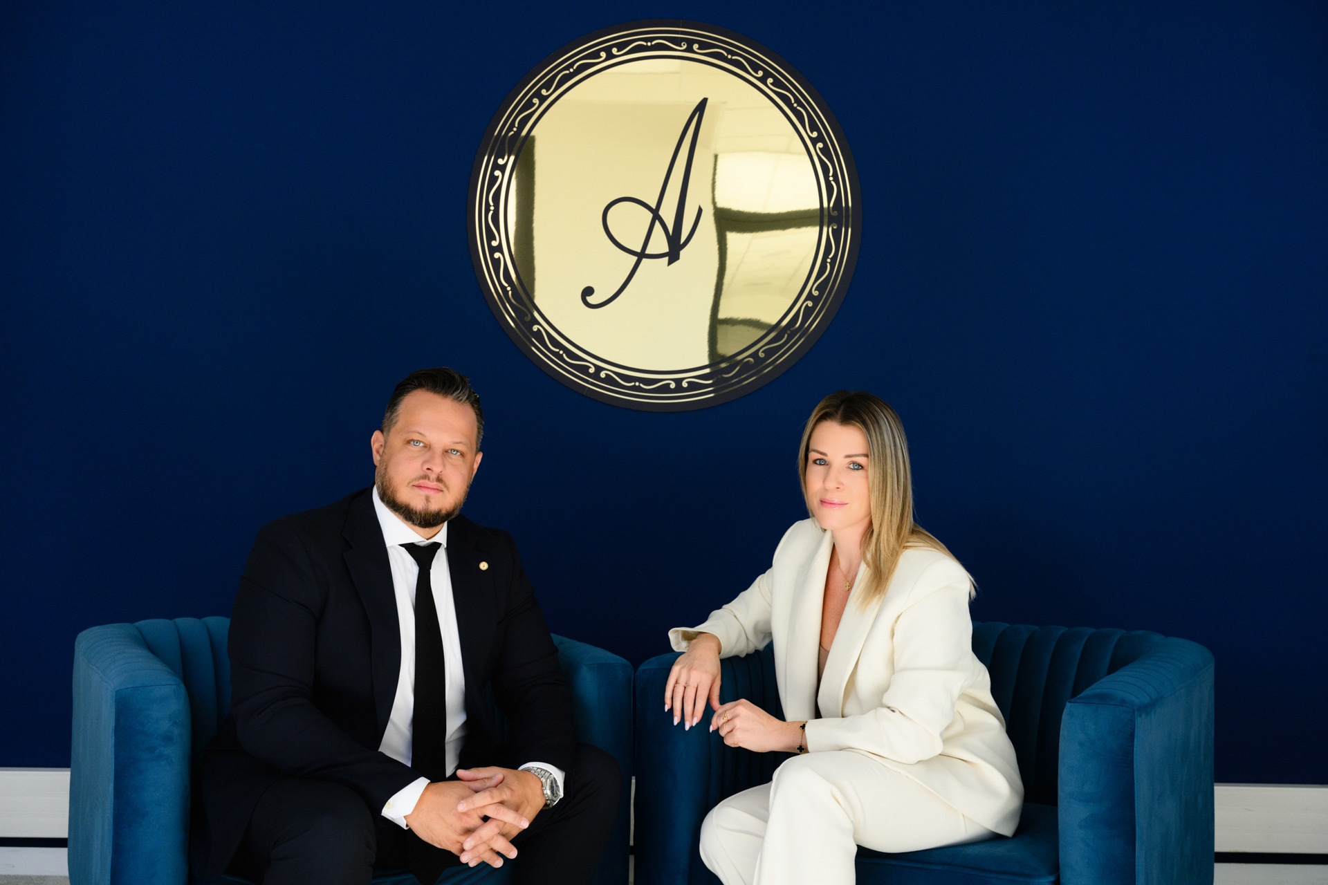 portrait en entreprise des 2 dirigeants